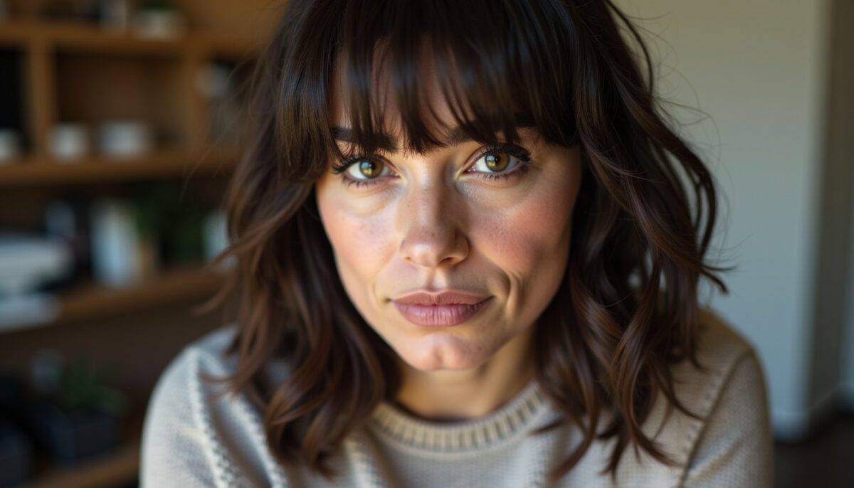 Balayage gris sur cheveux courts bruns : la nouvelle tendance incontournable !