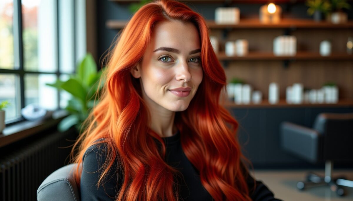 Cheveux rouges éclatants : conseils d'experts pour un entretien parfait