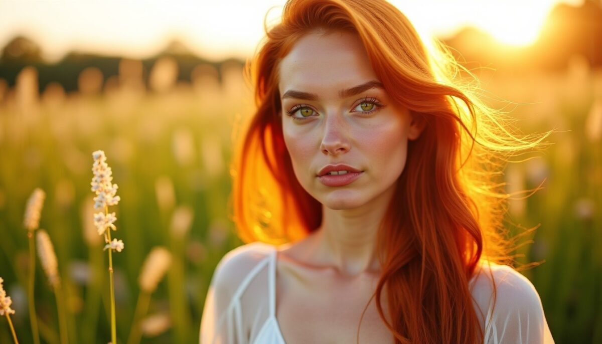 Rousse aux yeux verts : le guide ultime pour révéler l'éclat de votre beauté singulière